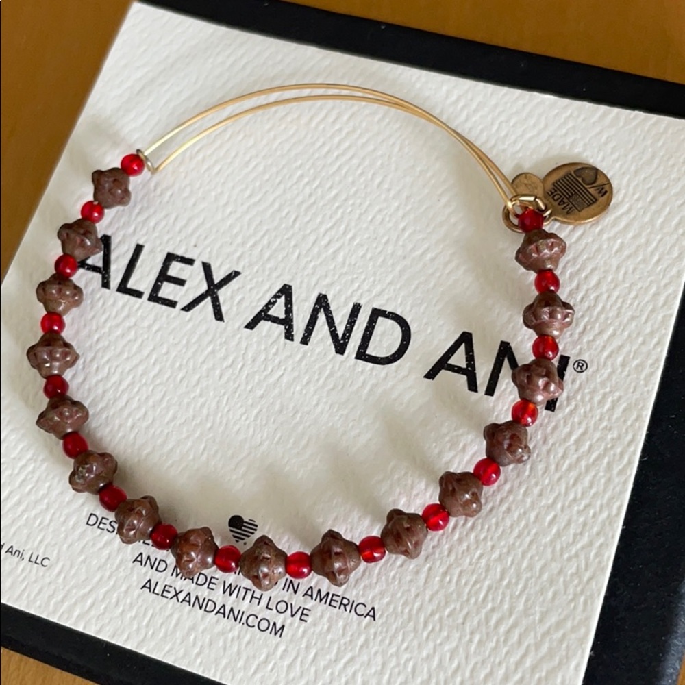Alex and Ani vintage beaded bangle